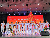 鸿兴体育祝贺广州南沙龙舟队出征澳大利亚勇夺冠军